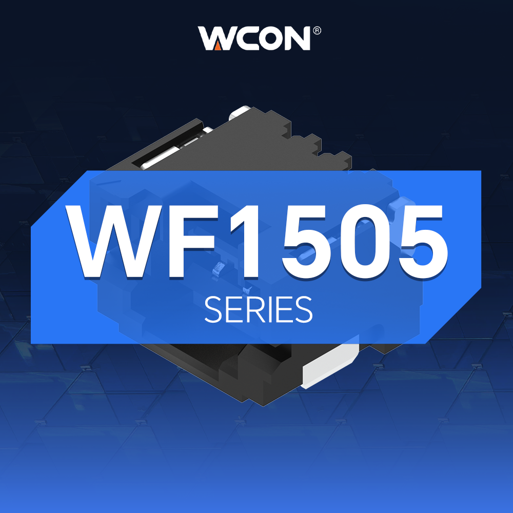 WF1505系列压接型线对板华体会线上平台(集团)官方网站：1.50mm间距，精小可靠，紧凑空间稳定连接